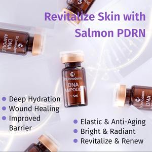 Dr.Innoderm penguat kulit PDRN Korea, ampul Salmon DNA Serum kuat memperbaiki rumah perawatan mencerahkan Anti Penuaan MTS terapi - Product Image 3