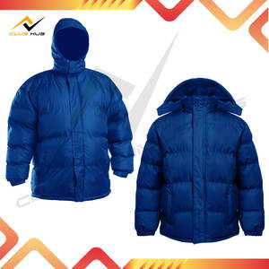 Veste matelassée doublée pour homme avec fermeture éclair intégrale, imperméable, coupe-vent et séchage rapide, veste d'hiver - Product Image 6