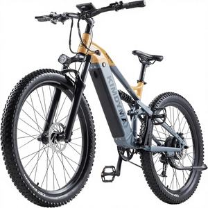 Bicicleta Eléctrica Nueva con Cuadro de Aluminio y Suspensión Completa, Batería de 60V 20Ah (960Wh), hasta 140 km de Autonomía, Ruedas de 26x2.8 Pulgadas, Caja de Cambios de 12 Velocidades, Pantalla LCD - Product Image 1