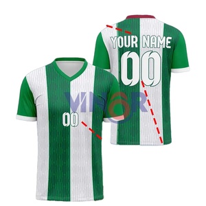 Maillot de football imprimé par sublimation 100% polyester, maillot de football en coton à impression numérique, maillot de football de sport entretenu par OEM - Product Image 5