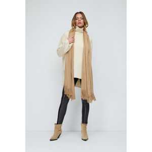 Suéter de Punto Holgado para Mujer, Transpirable, Diseño Casual Estampado con Cuello Alto para Todas las Temporadas: Invierno, Otoño, Primavera - Product Image 4