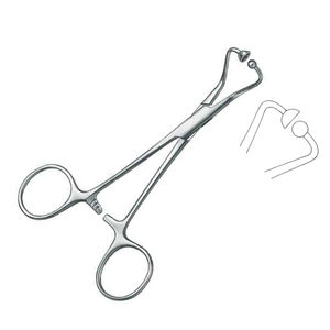 Pince à serviette Roeder, best-seller, mâchoires sphériques, 13 cm, acier inoxydable de qualité médicale, forceps chirurgical manuel, poignée ergonomique, professionnel - Product Image 5