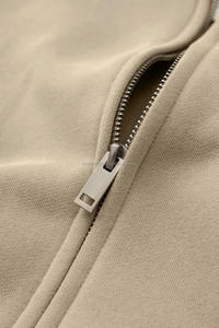 Ensemble survêtement unisexe personnalisé épais, pantalon évasé et sweat à capuche zippé, en molleton surdimensionné avec strass, style ample, ensemble 2 pièces vierge - Product Image 4