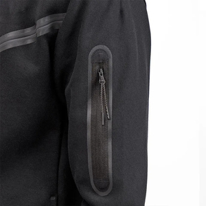 Ropa deportiva de poliéster con cremallera de talla grande personalizada para hombre, chándal para correr de maternidad, rompevientos de nailon para entrenar en invierno - Product Image 4