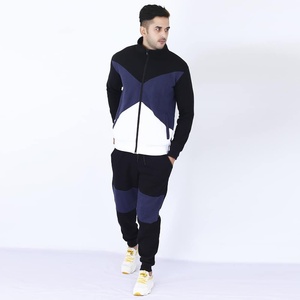 Chándales de calidad superior 2024, venta al por mayor, chándales de hombre con diseño de panel personalizado - Product Image 1