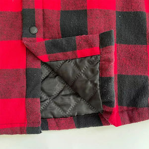 Chemise en flanelle de coton à carreaux personnalisée OEM pour hommes en flanelle douce et confortable pour un usage quotidien - Product Image 6