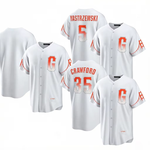 Camisetas de Béisbol Personalizadas de los San Francisco City Connect 2023 para Hombre, Uniformes Bordados y Cosidos de Talla Grande, Transpirables 100% - Product Image 1