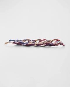 Colorful <b>Feather</b> Style Resin Tray Handmade Decorative Tray for Home Tabletop Kitchen Use and Gifting Purpose From India - Product Image 5