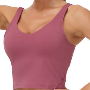 Sujetador Deportivo de Talla Grande Personalizado de Alta Calidad Sublimado Barato de Secado Rápido Diseño Personalizado OEM Alta Visibilidad El Mejor Sujetador Deportivo para Mujer - Product Image 2