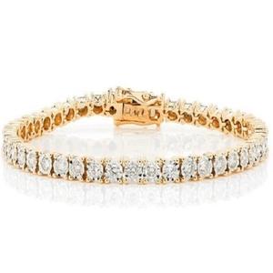 Nueva llegada elegante 925 Plata VVS D Moissanite tenis pulsera GRA certificado hecho a mano diamante pulsera lujo Hip Hop joyería - Product Image 2