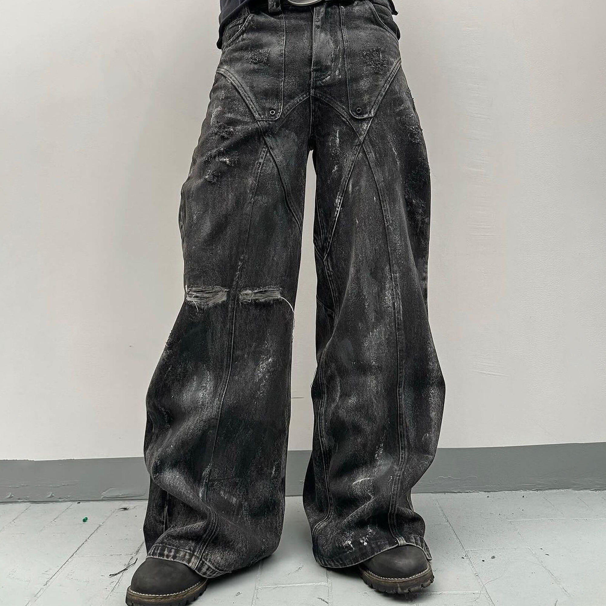 Baggy Jeans Men 90s Vintage Style Streetwear Fashion