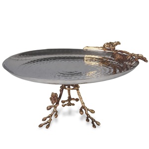 Base para Pastel de Aluminio de Alta Calidad para Servir en Fiestas de Cumpleaños, Decoración de Mesa, Soporte para Servir Frutas - Product Image 6