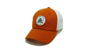 หมวกเบสบอลสีส้มสไตล์วินเทจพร้อมแผ่นปักถักหมวกพ่อแบบไม่มีโครงสร้างผลิตในเวียดนามโลโก้ตามสั่ง - Product Image 2