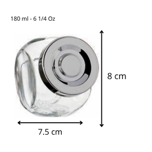 Teba Mini contenitore Premium vasetti di vetro materiale Mini dimensioni di vetro di stoccaggio - Product Image 2