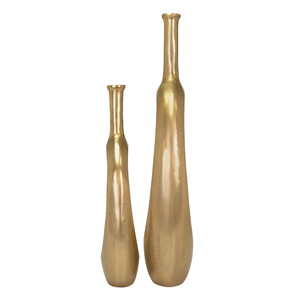 Vase à fleurs en métal de décoration plaqué or fait à la main Vase en métal personnalisé pour les occasions exportateur en gros - Product Image 2