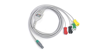 Compatibele Siemens Ct 5-Pins <span class=keywords><strong>Lemo</strong></span> Connector 4 Lead Eendelige <span class=keywords><strong>Ecg</strong></span> Kabel - Product Image 3