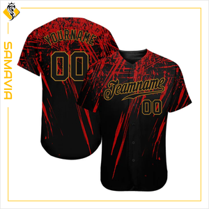 SAMAVIA Personalizable USA Athletes Pro Performance Baseball Jersey Precision Engineered Custom Fit Diseño transpirable para una óptima - Product Image 1