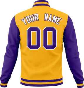 Logotipo bordado personalizado invierno bombardero béisbol Varisty chaqueta mangas de cuero Letterman Varsity chaqueta para hombres - Product Image 6