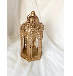 Lanterne en métal marocaine pour la décoration intérieure et extérieure Lanterne à bougie vintage Lanterne moderne de designer tendance - Product Image 1