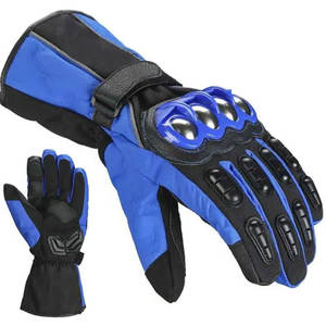 ถุงมือมอเตอร์ไบค์หนังนิ่มแบบเต็มนิ้วระบายอากาศได้ดีป้องกันรังสียูวีสายรัดข้อมือปรับได้ใช้ได้ทั้งชายและหญิง - Product Image 4