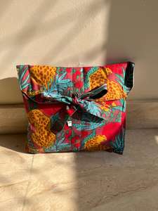 ชุดนอนผ้าฝ้ายคอวีพิมพ์ลายเสือสีแดงสวยสำหรับผู้หญิงชุดนอนผ้าคอตตอนลายสัตว์เซ็กซี่ระบายอากาศได้ดีนุ่มขนาดพิเศษ - Product Image 2