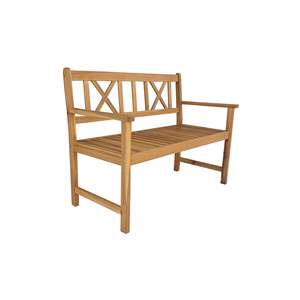 Banc d'extérieur de style ferme optimal pour les hôtels, couleur personnalisable, logo, bois massif de haute qualité, confortable pour les clients - Product Image 1