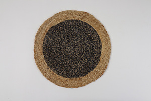 แผ่นรองจานถักจากปอกระเจาและฝ้าย ขนาด 40 x 40 ซม. ผลิตภัณฑ์รักษ์โลกสำหรับโต๊ะอาหาร ขายส่งจำนวนมากเพื่อการส่งออก - Product Image 4