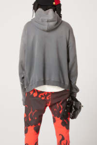 Winter Streetwear Embroidery Logo Patch No String Hodies Garment Dye Custom Sunfade Vintage Washed Oversized 100% Cotton - Product Image 5