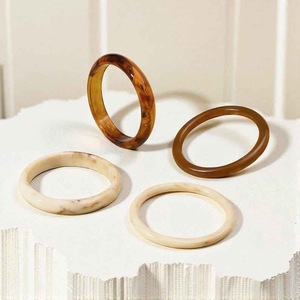 Bracelets et joncs en résine pour femmes, nouvelle collection, bijoux de style ange pour les fêtes et les mariages, haute qualité - Product Image 2