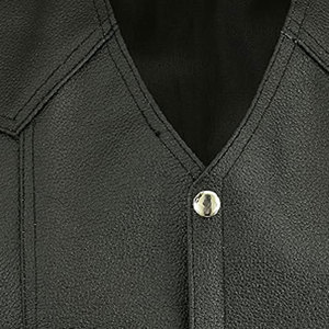 Chaleco de Moda de Cuero 100% de Buena Calidad, Precio Razonable, Ropa para Hombre, Chaleco de Cuero en Venta - Product Image 4