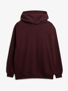 OEM personnalisé unisexe hiver décontracté surdimensionné pull à capuche durable confortable coton polyester haute qualité 3D broderie solide - Product Image 2