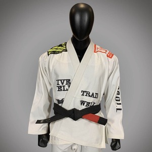 Couleur blanche personnalisée BJJ Gi Jiu Jitsu Kimono 450 GSM Coton Arts Martiaux Judo Costume Kimono Judo Gi pour l'entraînement et la compétition - Product Image 2