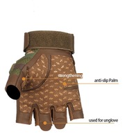 Gants tactiques mi-doigts en cuir souple antidérapant pour sports de plein air, gym, cyclisme, Pakistan