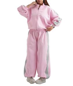 Conjunto Deportivo de 2 Piezas para Mujer, Invierno 2026, Nuevo, Venta Caliente, Personalizable, Ropa Deportiva Femenina, Chaqueta con Cremallera de Manga Larga - Product Image 1