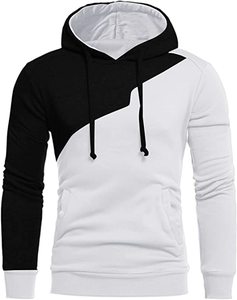 Sudadera con Capucha para Hombre, de Invierno, 100% Algodón, Corte Regular, Manga Larga, con Forro Polar - Product Image 1