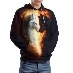 Vente en gros Prix confortable Séchage rapide Streetwear Impression numérique Basics Sweat à capuche pour hommes Design professionnel Sweat à capuche pour hommes - Product Image 1