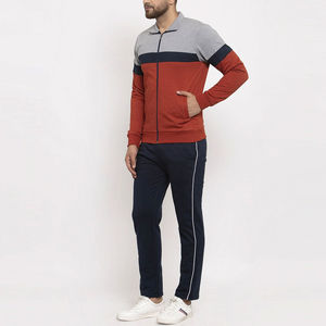 Ensemble survêtement uni pour homme, veste zippée en polaire premium et pantalon de jogging, vêtements de sport d'hiver, vente en gros, fabrication OEM, approvisionnement direct d'usine - Product Image 5