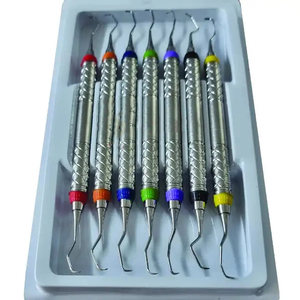 Instrumentos quirúrgicos dentales Gracey Curettes Set 1/2-13/14 CNC Diseñado Diamond Sand Coated Dental Periodontal Instruments - Product Image 6