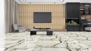 Azulejos de porcelana esmaltada pulida de diseño de lujo, azulejos de suelo de 60x120 cm, azulejo de porcelana Premium para uso doméstico y comercial, modelo 14028 - Product Image 2