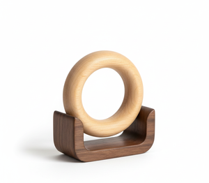 Porte-serviettes en bois moderne et écologique fait à la main pour table à manger, support à serviettes en papier en bois naturel pour la maison et la cuisine - Product Image 5