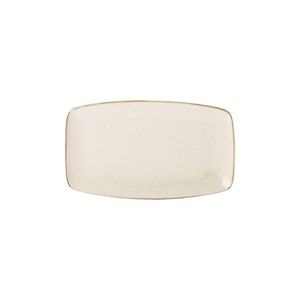 Assiette de service moderne en forme de bateau jaune de 31 cm, collection Seasons - Product Image 1