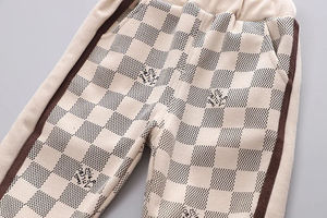 Ensemble de survêtement d'hiver de haute qualité pour enfants, personnalisé, deux pièces, sweat-shirt et pantalon pour garçons et filles, confortable et respirant - Product Image 6