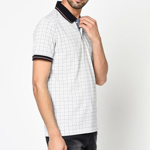 Jersey deportivo para hombre de alta calidad al por mayor 100% algodón color liso manga corta antiarrugas para camisetas logotipo personalizado regular - Product Image 5