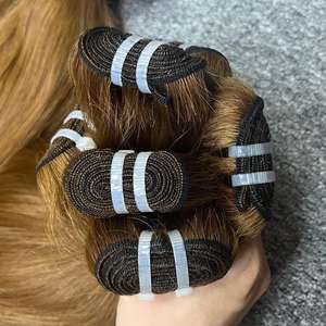 Cheveux bruts vietnamiens 100% cheveux humains naturels collectés auprès de jeunes filles vietnamiennes de haute qualité, doux et lisses h - Product Image 5