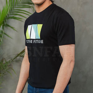 T-shirt homme été 2024 Design personnalisé et impression de logo T-shirt uni vierge pour homme - Product Image 5