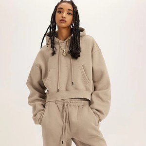 Sudadera con capucha y cremallera con diseño personalizado para mujer, chándales para correr, conjuntos de pantalones de chándal de dos piezas para mujer, conjunto de chándal para mujer - Product Image 3