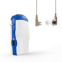 Experimente una audición más clara con el modelo de bolsillo MeloE Core de alta potencia, ajuste instantáneo, ideal para personas mayores y adultos.