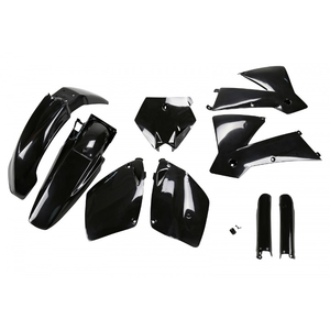 Kit di plastica completa nera per KTM SX 125 accessori per motocicli 2003 2003 - Product Image 1