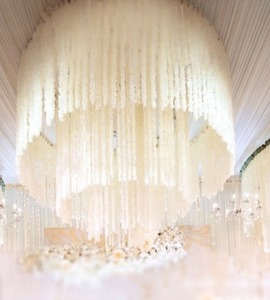 Guirnaldas de Flores de Jazmín Artificiales Hechas a Mano para Decoración de Bodas, Guirnaldas Colgantes de Glicinia para Decoración de Fiestas de Diwali y Navidad - Product Image 3