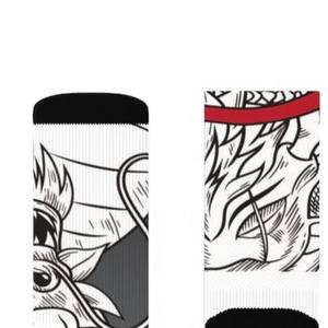 Adjustable Price Men Sublimation <b>Socks</b> Anti Wrinkle Premium Quality <b>Hot</b> Sale Lightweight Sublimation <b>Socks</b> with Fully Customized - Product Image 5